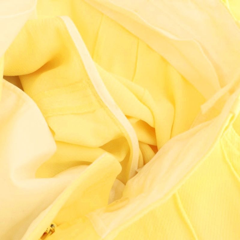 Celine Phoebe Period 2 Tuck Wide Pants 36 Yellow Cx • OS