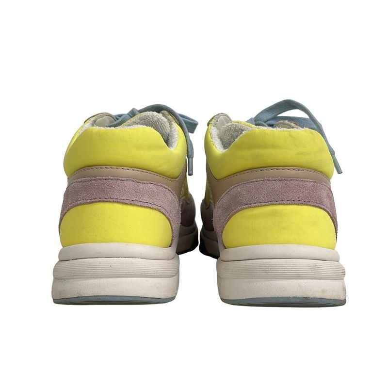 Chanel Sneakers 35 Women's - G34360 Yellow X Beige X Multi Insole Removable