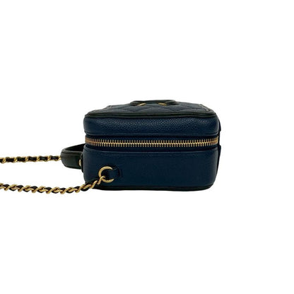 Chanel Chanel CC Filigree Caviar Leather 2-Way Shoulder Bag