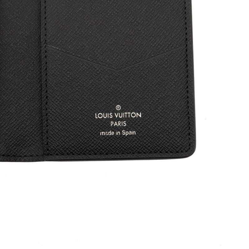 Louis Vuitton Monogram Eclipse Organizer de Poche M61696 Black PVC Leather