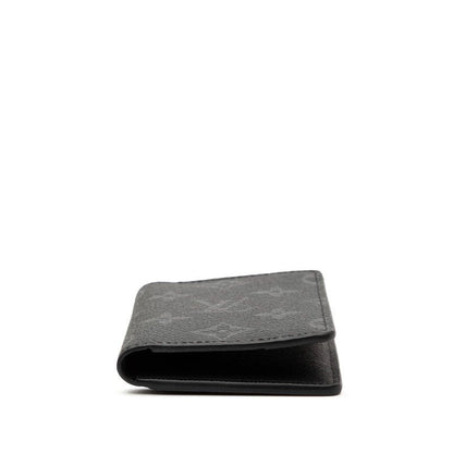 Louis Vuitton Monogram Eclipse Organizer de Poche M61696 Black PVC Leather