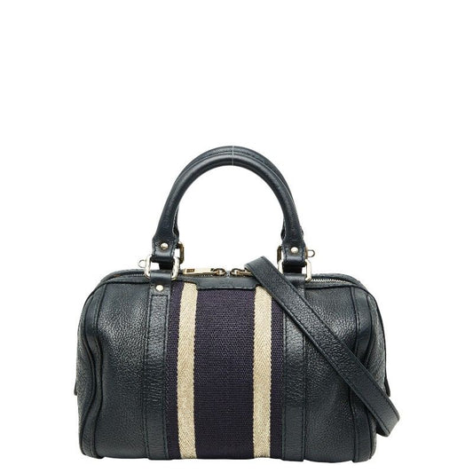 Gucci GG Canvas Mini Boston Bag Shoulder Bag 2way 269876 Black Multicolor