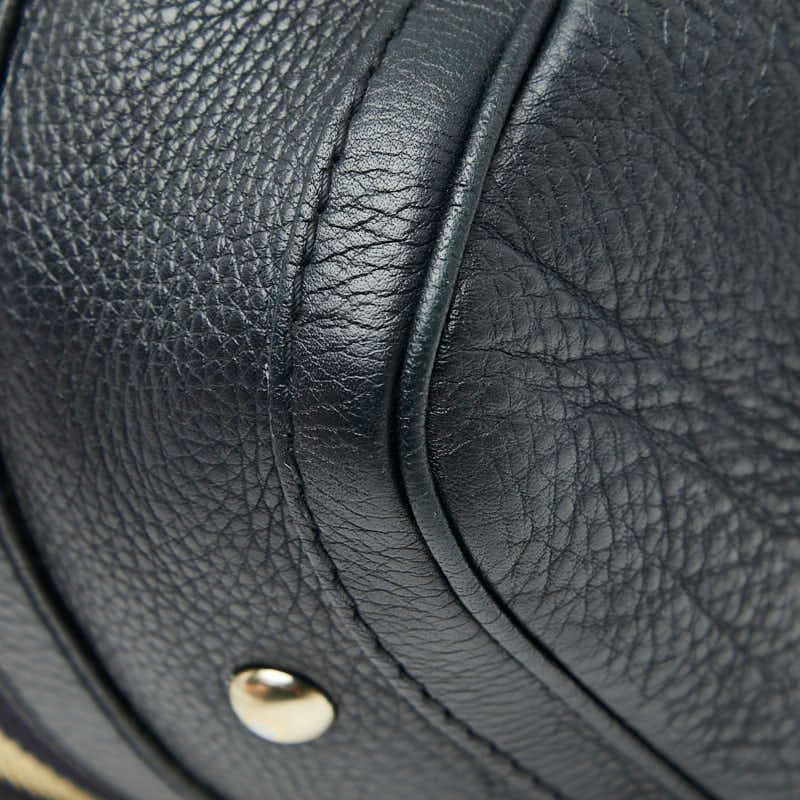 Gucci GG Canvas Mini Boston Bag Shoulder Bag 2way 269876 Black Multicolor