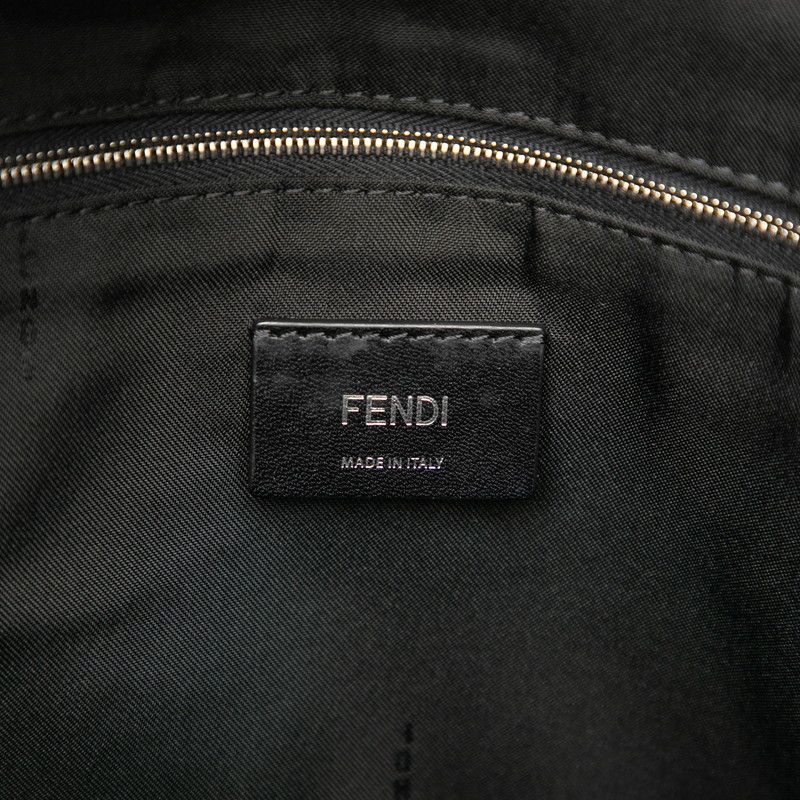 Fendi Bag Bugs Monster 7va367 Black Nylon Leather Women's Fendi