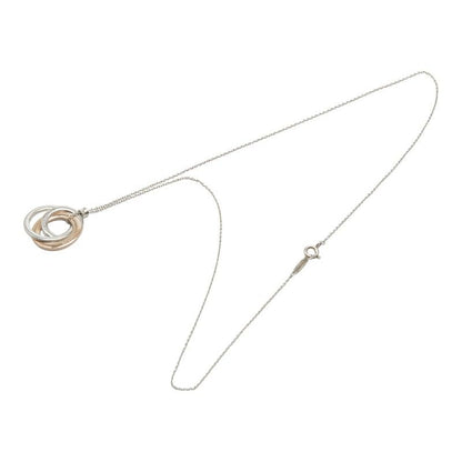 Tiffany & Co Triple Circle Silver Bronze Sv925 Silver Gold Rubedo Combi Women's