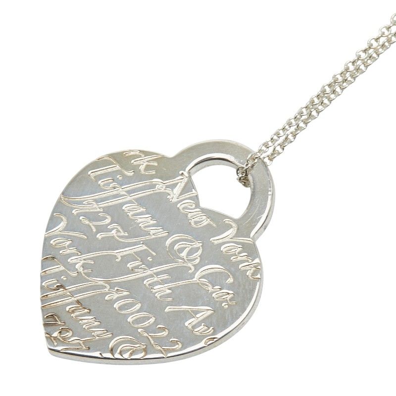 Tiffany & Co Notes Heart Tag Sv925 Silver Women's Tiffany & Co