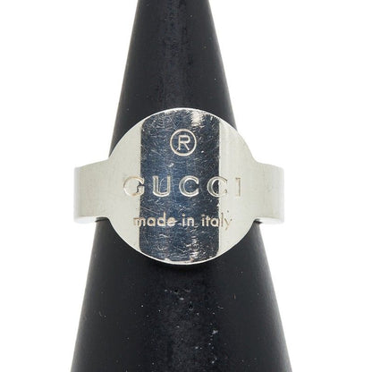 Gucci Logo Ring #14 Sv925 Silver Ladies Gucci