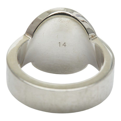 Gucci Logo Ring #14 Sv925 Silver Ladies Gucci