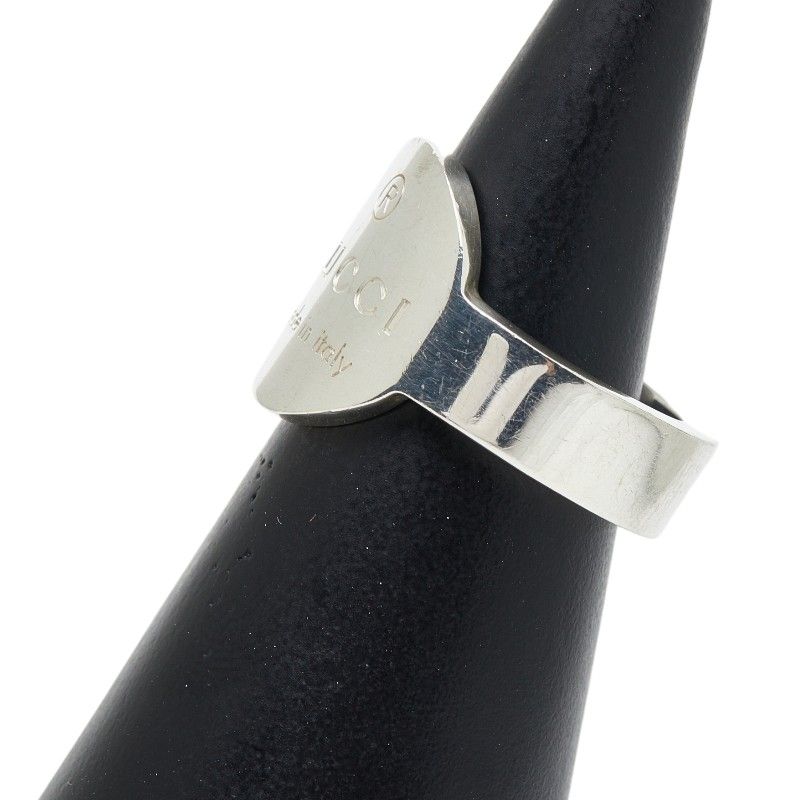 Gucci Logo Ring #14 Sv925 Silver Ladies Gucci