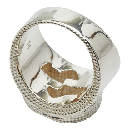 Gucci Interlocking G Ring #14 Sv925 Silver Women's Gucci