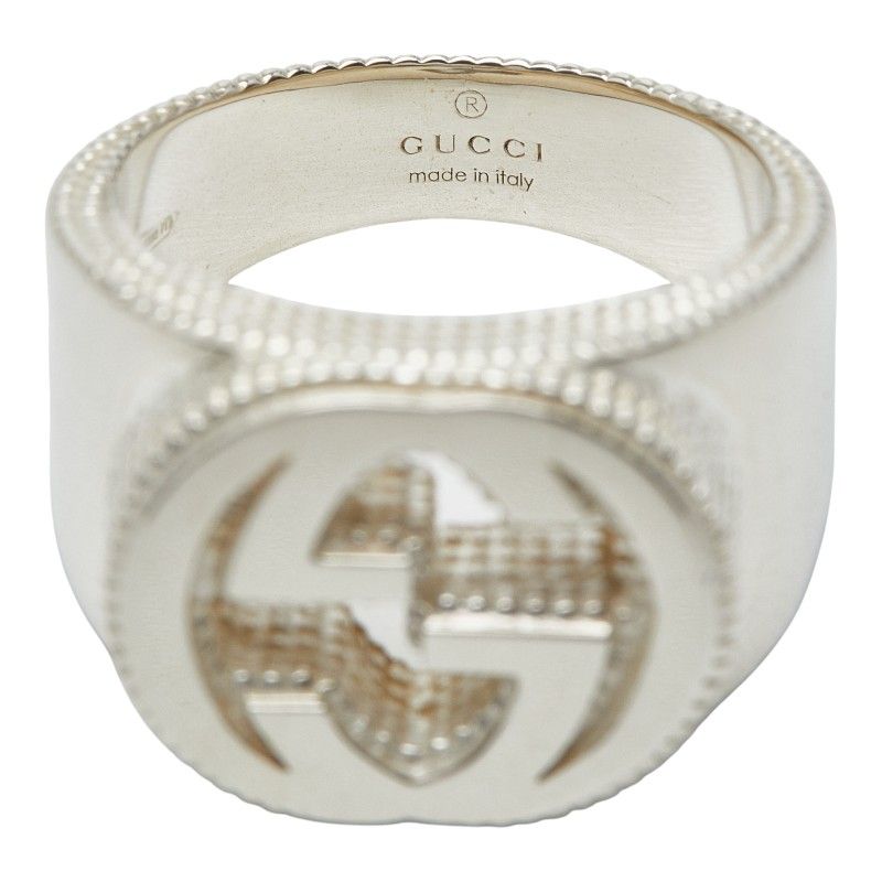 Gucci Interlocking G Ring #14 Sv925 Silver Women's Gucci