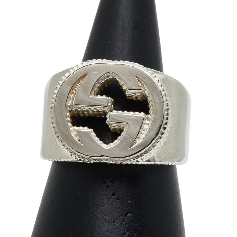 Gucci Interlocking G Ring #14 Sv925 Silver Women's Gucci