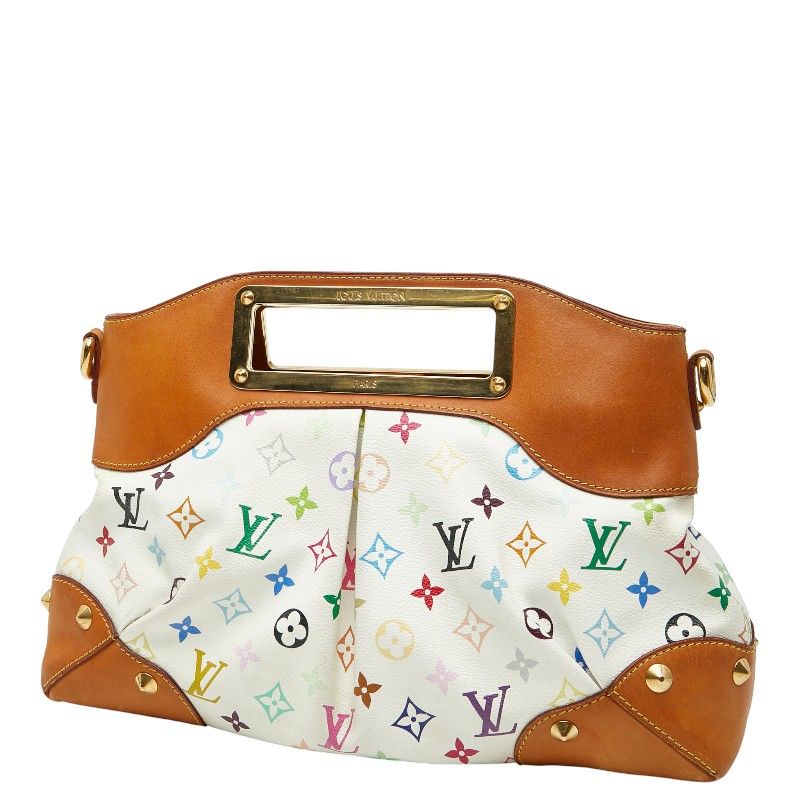 Louis Vuitton Monogram Multicolor Judy GM Handbag Chain Shoulder Bag 2way