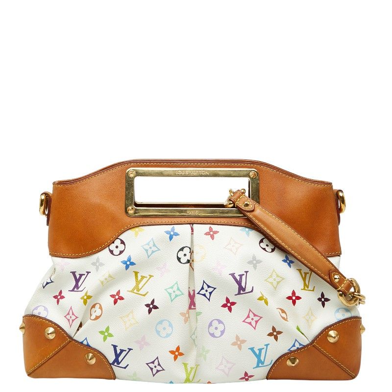 Louis Vuitton Monogram Multicolor Judy GM Handbag Chain Shoulder Bag 2way