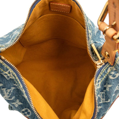 Louis Vuitton Monogram Denim Baggy GM Crossbody Shoulder Bag M95048 Blue Denim
