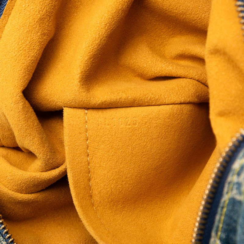 Louis Vuitton Monogram Denim Baggy GM Crossbody Shoulder Bag M95048 Blue Denim