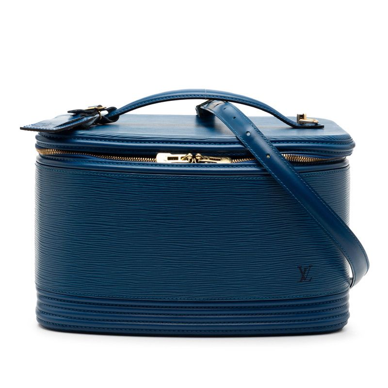 Louis Vuitton Epi Nice Handbag Shoulder Bag 2way M48015 Toledo Blue Leather