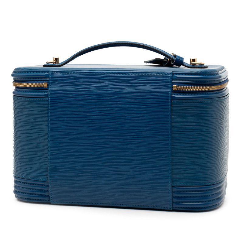 Louis Vuitton Epi Nice Handbag Shoulder Bag 2way M48015 Toledo Blue Leather