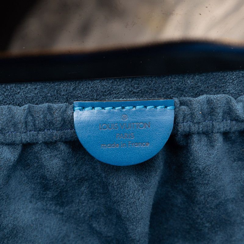 Louis Vuitton Epi Nice Handbag Shoulder Bag 2way M48015 Toledo Blue Leather