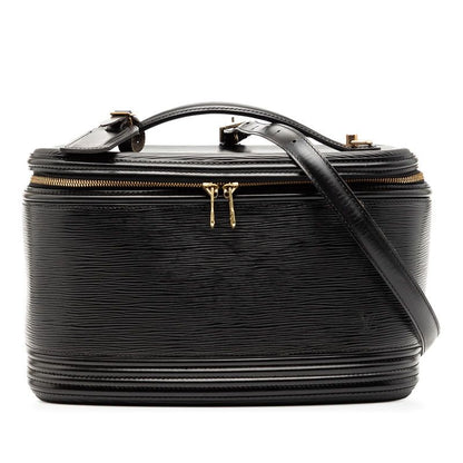 Louis Vuitton Epi Nice Vanity Bag Shoulder Bag 2way M48012 Noir Black Leather