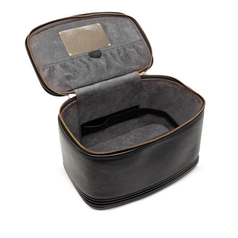 Louis Vuitton Epi Nice Vanity Bag Shoulder Bag 2way M48012 Noir Black Leather