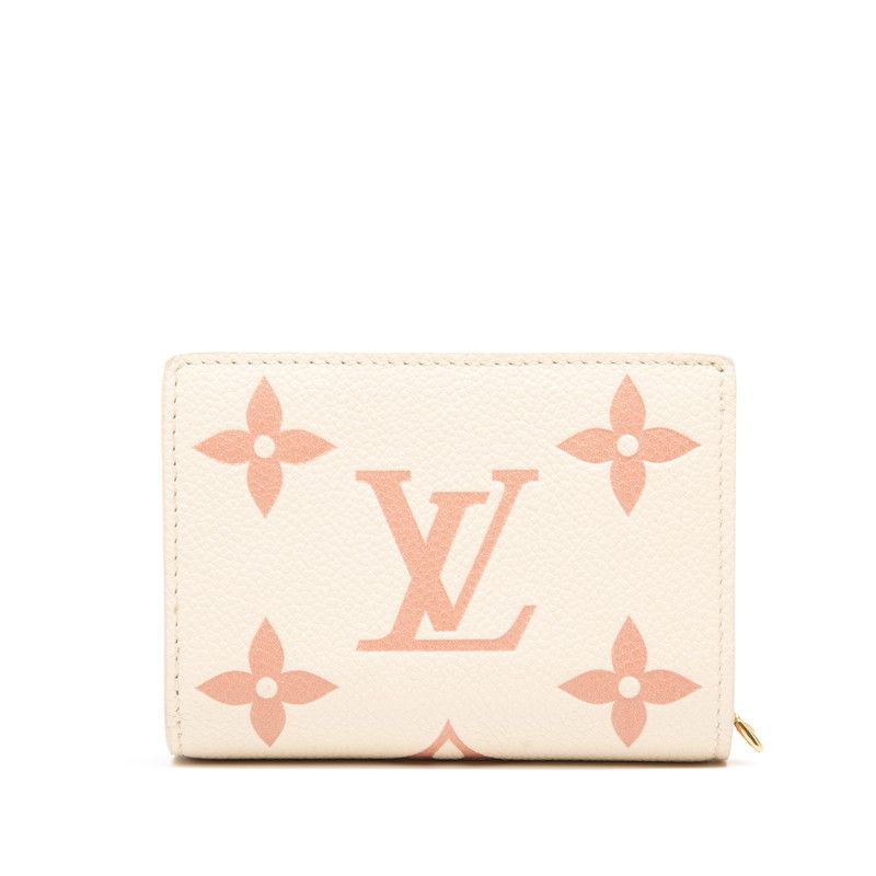 Louis Vuitton Monogram Empreinte Portefeuille Cles a M81927 Rose Trianon Ivory