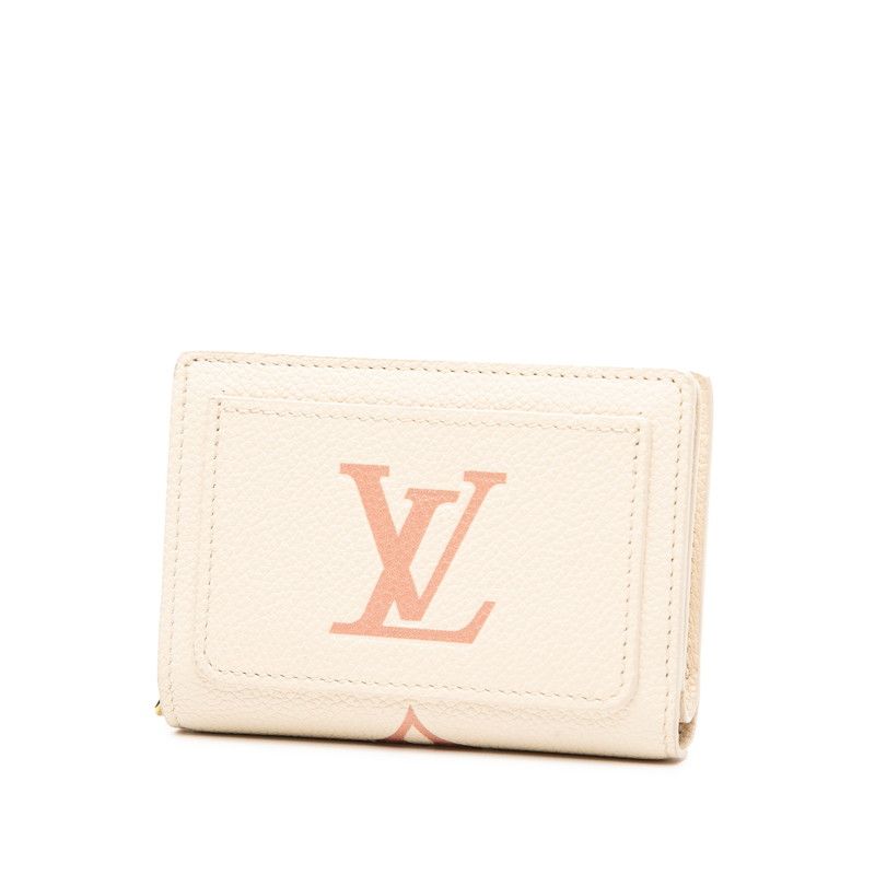 Louis Vuitton Monogram Empreinte Portefeuille Cles a M81927 Rose Trianon Ivory