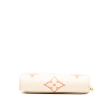 Louis Vuitton Monogram Empreinte Portefeuille Cles a M81927 Rose Trianon Ivory