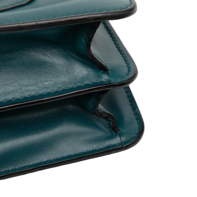 Bvlgari Serpenti Forever Handbag Shoulder Bag 2way Green Leather Ladies Bvlgari