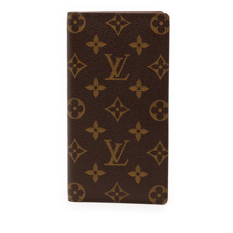 Louis Vuitton Monogram Porte Valeur Cult Cles Di M61823 Brown PVC Leather