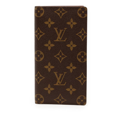 Louis Vuitton Monogram Porte Valeur Cult Cles Di M61823 Brown PVC Leather