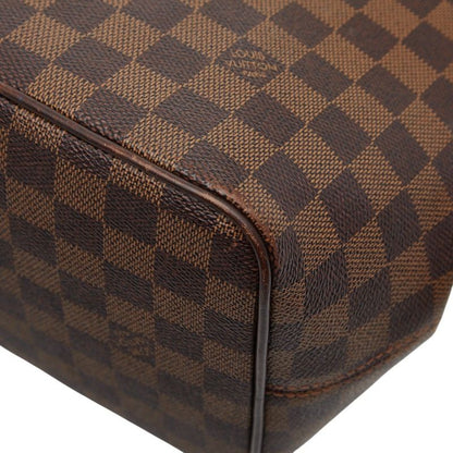 Louis Vuitton Damier Bergamo PM Handbag Shoulder Bag 2way N41167 Brown PVC