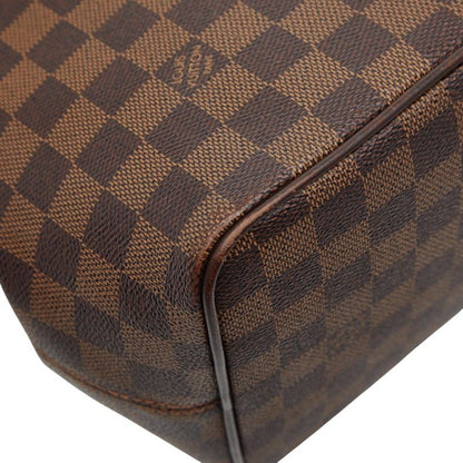 Louis Vuitton Damier Bergamo PM Handbag Shoulder Bag 2way N41167 Brown PVC