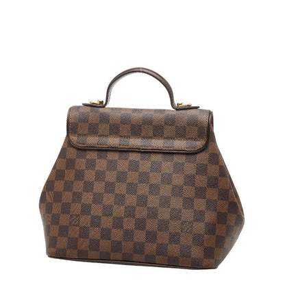 Louis Vuitton Damier Bergamo PM Handbag Shoulder Bag 2way N41167 Brown PVC