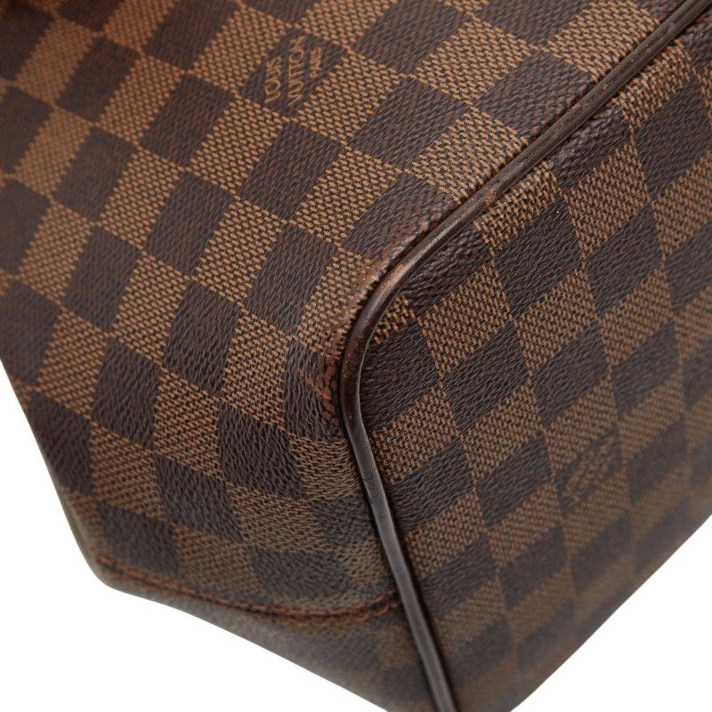 Louis Vuitton Damier Bergamo PM Handbag Shoulder Bag 2way N41167 Brown PVC