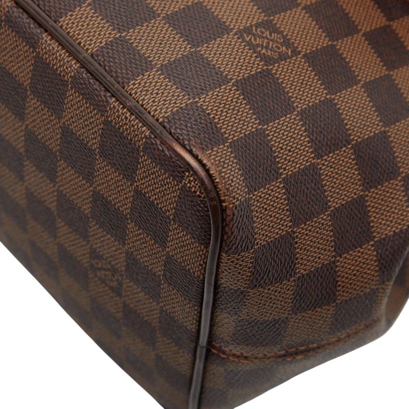 Louis Vuitton Damier Bergamo PM Handbag Shoulder Bag 2way N41167 Brown PVC