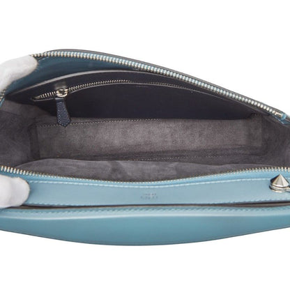 Fendi Com Handbag Shoulder Bag 2way 8bn293 Blue Leather Ladies Fendi