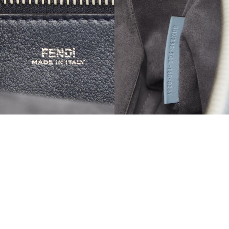 Fendi Com Handbag Shoulder Bag 2way 8bn293 Blue Leather Ladies Fendi