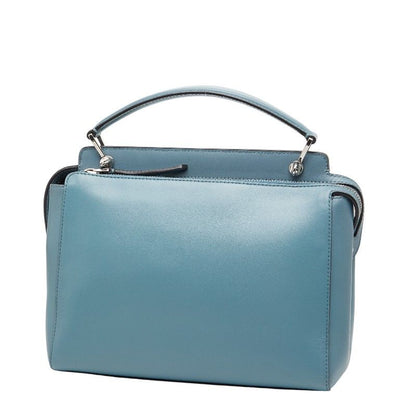 Fendi Com Handbag Shoulder Bag 2way 8bn293 Blue Leather Ladies Fendi