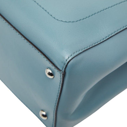 Fendi Com Handbag Shoulder Bag 2way 8bn293 Blue Leather Ladies Fendi