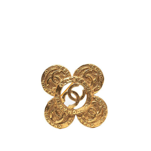 Chanel Vintage Coco Mark Gold Plated Ladies Chanel