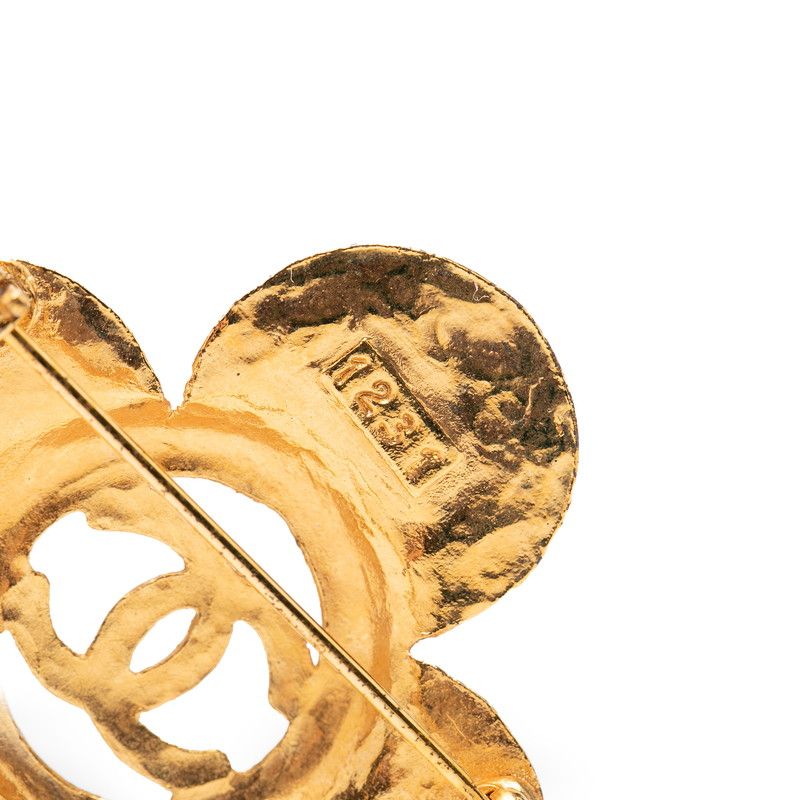 Chanel Vintage Coco Mark Gold Plated Ladies Chanel