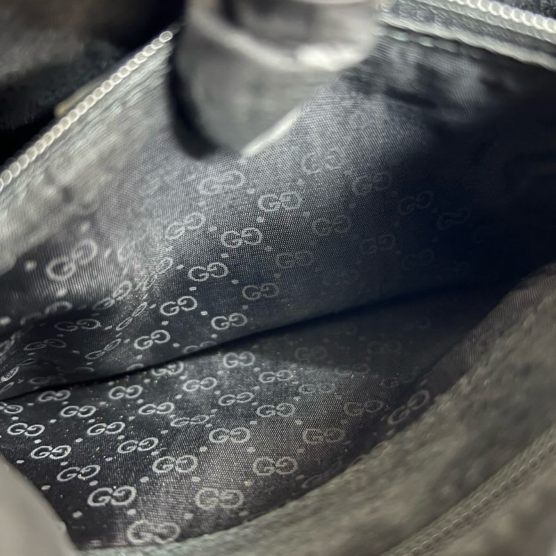 Gucci Vintage GG Logo Leather Shoulder Bag Pochette