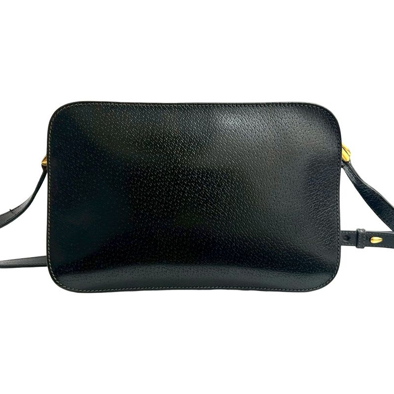 Gucci Vintage GG Logo Leather Shoulder Bag Pochette