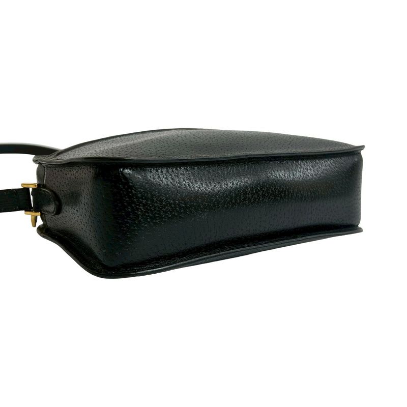 Gucci Vintage GG Logo Leather Shoulder Bag Pochette