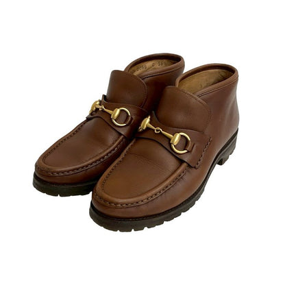 Gucci Horsebit Hardware Leather Short Boots Shoes 36 1 2 Size