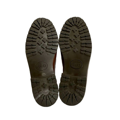 Gucci Horsebit Hardware Leather Short Boots Shoes 36 1 2 Size