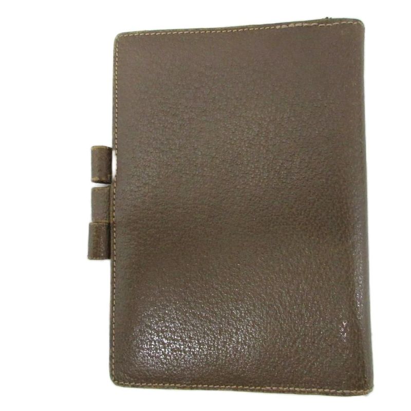 Gucci Notebook Cabas - Case Bi-Fold 6 Rows Leather Brown Khaki