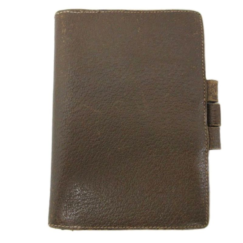 Gucci Notebook Cabas - Case Bi-Fold 6 Rows Leather Brown Khaki