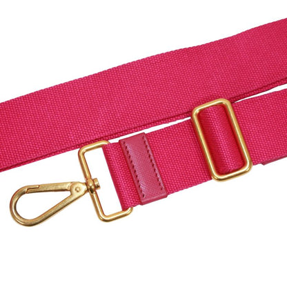 Prada Canapa Canvas Pink Purple Tote Bag Gold B2439g